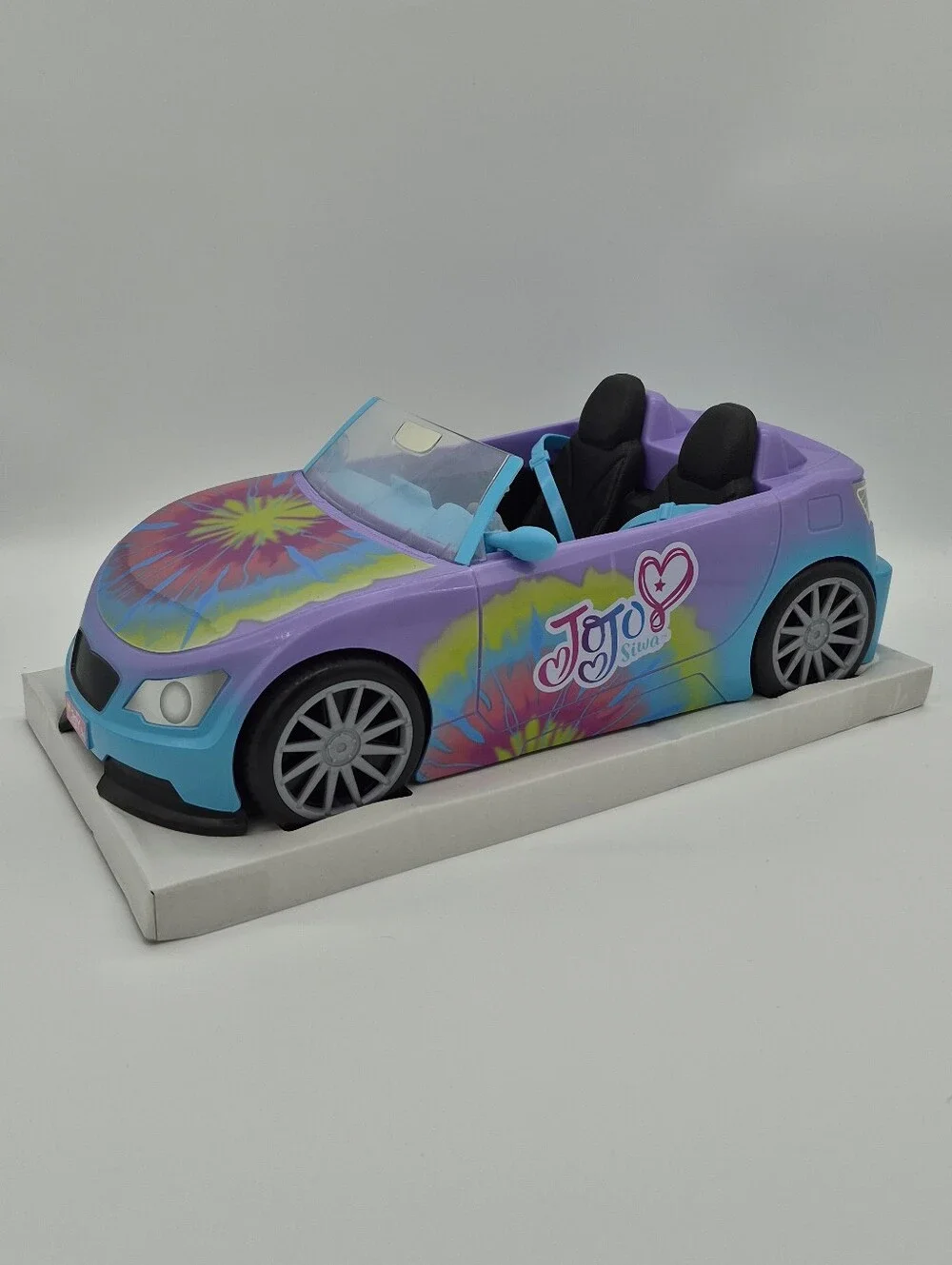 JoJo Siwa California Cruiser Tie Dye Convertible Doll Car Purple Blue